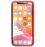 Estuche de TPU de color de moda de 2.0 mm para iPhone X - Xs rojo