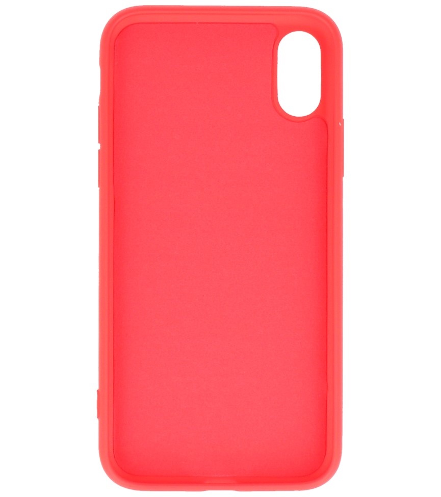 Custodia in TPU Fashion Color da 2,0 mm per iPhone X - Xs rossa