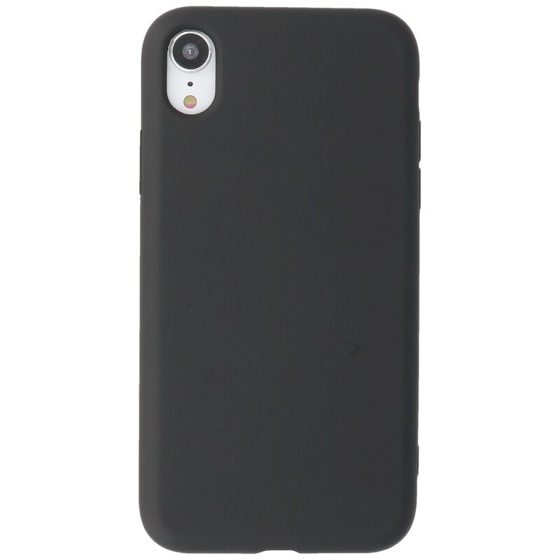 2.0mm Fashion Color TPU Case for iPhone XR Black
