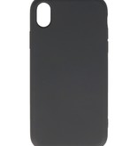 Estuche de TPU de color de moda de 2.0 mm para iPhone XR negro