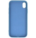 2.0mm Fashion Color TPU Hoesje voor iPhone XR Navy