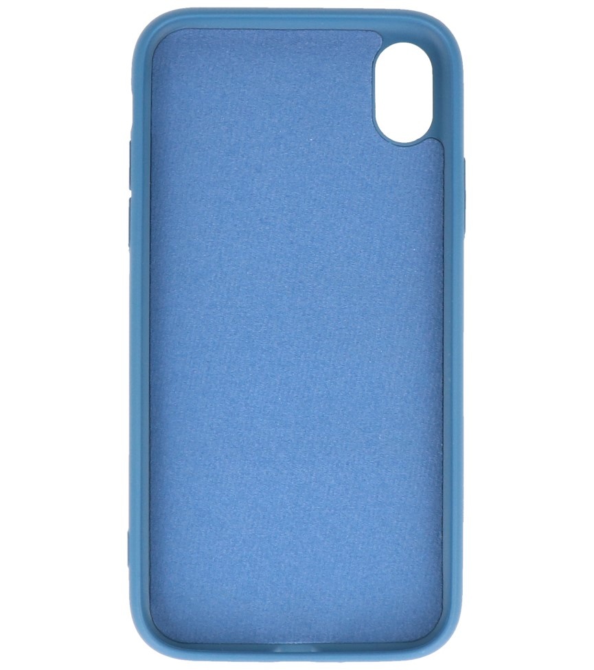 2,0 mm Fashion Color TPU Hülle für iPhone XR Navy