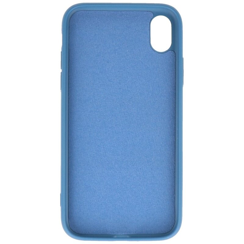 Coque en TPU Couleur Mode 2.0mm pour iPhone XR Bleu Marine