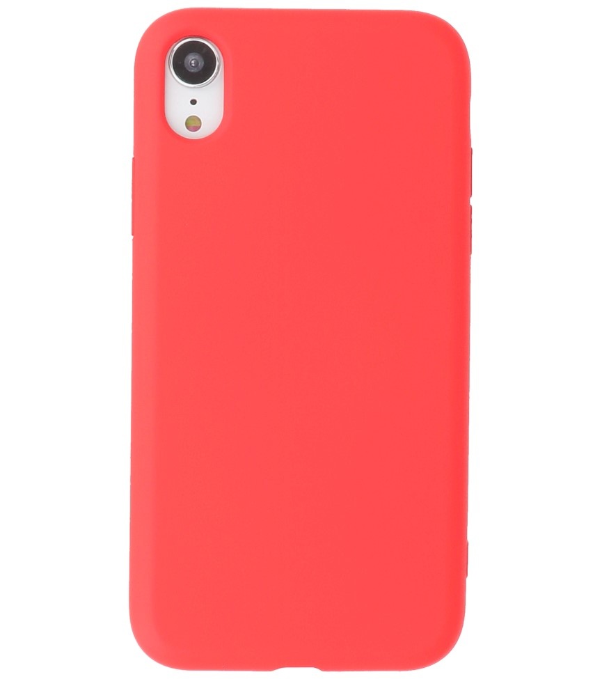 Custodia in TPU Fashion Color da 2,0 mm per iPhone XR rossa