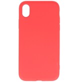2.0mm Fashion Color TPU Case for iPhone XR Red