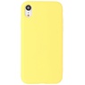 2.0mm Fashion Color TPU Hoesje voor iPhone XR Geel