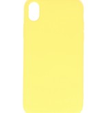 Custodia in TPU Fashion Color da 2,0 mm per iPhone XR gialla