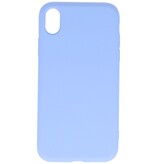 2.0mm Fashion Color TPU Hoesje voor iPhone XR Paars