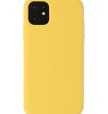 Coque en TPU Fashion Color 2.0mm pour iPhone 11 Jaune