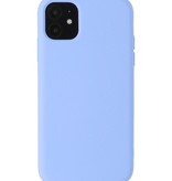 Estuche de TPU de color de moda de 2.0 mm para iPhone 11 Púrpura
