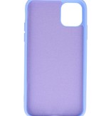 2.0mm Fashion Color TPU Case for iPhone 11 Purple