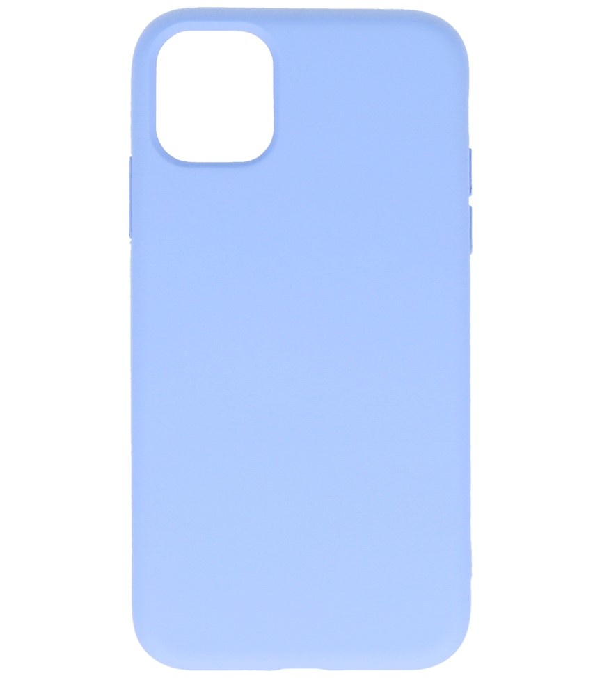 2,0 mm Fashion Color TPU-cover til iPhone 11 Lilla