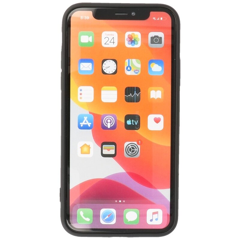 Funda de TPU de color de moda de 2,0 mm para iPhone 11 Pro negro