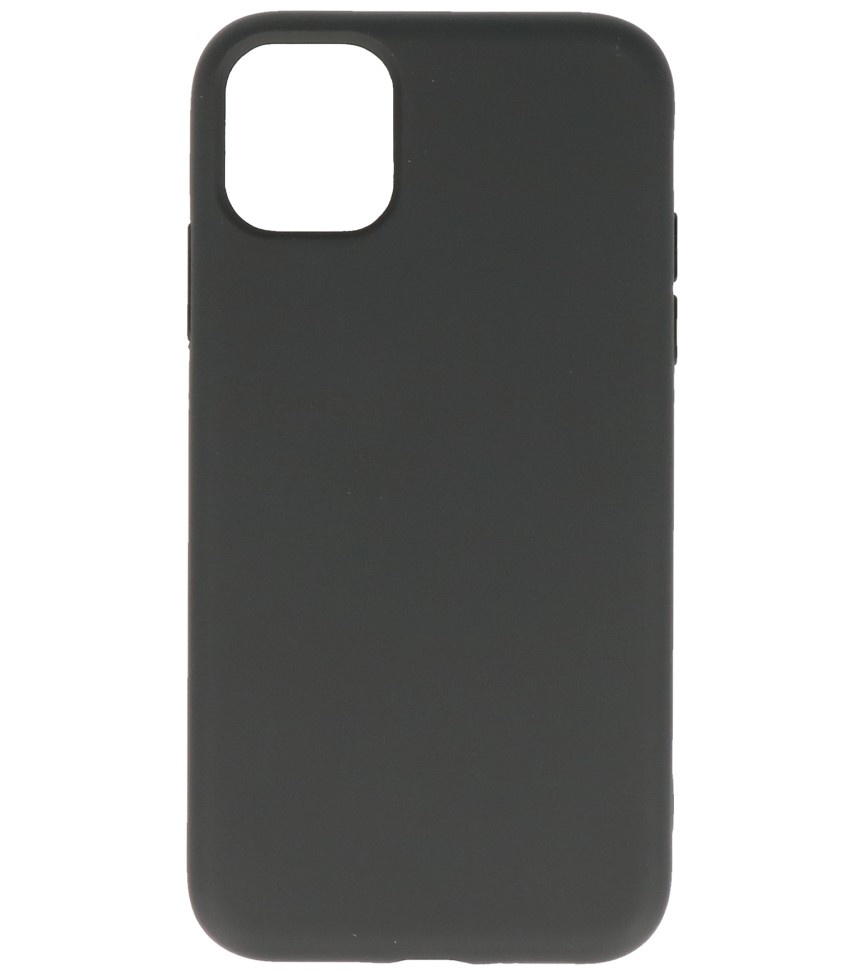 2,0 mm Fashion Color TPU-cover til iPhone 11 Pro Sort