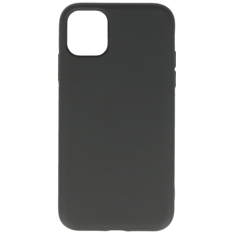 Funda de TPU de color de moda de 2,0 mm para iPhone 11 Pro negro