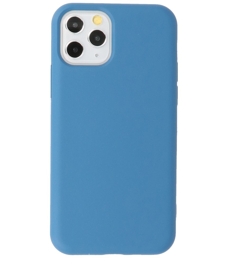 2,0 mm Fashion Color TPU-cover til iPhone 11 Pro Navy