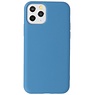 Coque en TPU Couleur Mode 2.0mm pour iPhone 11 Pro Bleu Marine