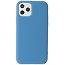 Funda de TPU de color de moda de 2,0 mm para iPhone 11 Pro azul marino