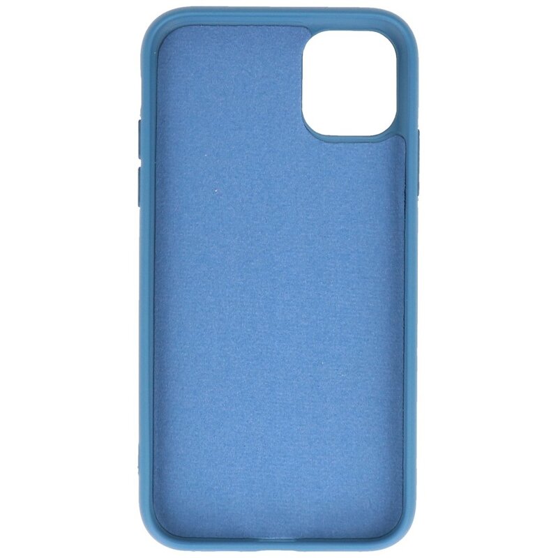 Funda de TPU de color de moda de 2,0 mm para iPhone 11 Pro azul marino