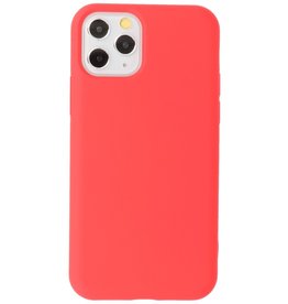 2.0mm Fashion Color TPU Hoesje voor iPhone 11 Pro Rood