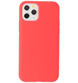 Coque en TPU Couleur Mode 2.0mm pour iPhone 11 Pro Rouge