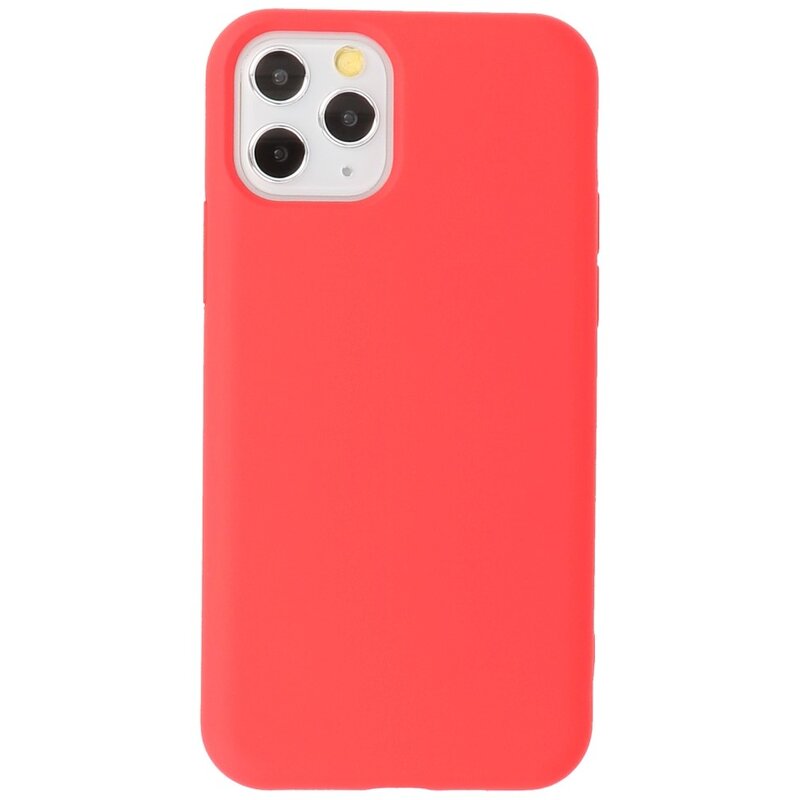 Coque en TPU Couleur Mode 2.0mm pour iPhone 11 Pro Rouge