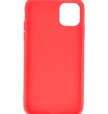 2,0 mm Fashion Color TPU-cover til iPhone 11 Pro Red