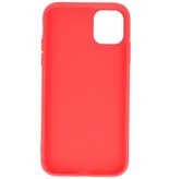 2.0mm Fashion Color TPU Case for iPhone 11 Pro Red