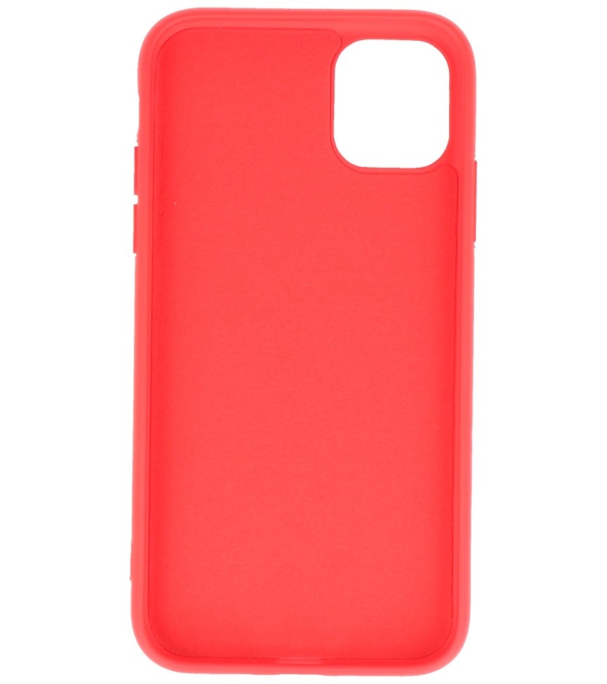 2.0mm Fashion Color TPU Hoesje voor iPhone 11 Pro Rood