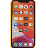 Funda de TPU de color de moda de 2,0 mm para iPhone 11 Pro amarillo