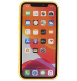 Funda de TPU de color de moda de 2,0 mm para iPhone 11 Pro amarillo