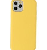 2.0mm Fashion Color TPU Hoesje voor iPhone 11 Pro Geel