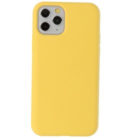 Coque en TPU Fashion Color 2.0mm pour iPhone 11 Pro Jaune