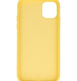 2,0 mm Fashion Color TPU Case für iPhone 11 Pro Gelb