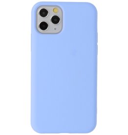 Estuche de TPU de color de moda de 2.0 mm para iPhone 11 Pro Púrpura