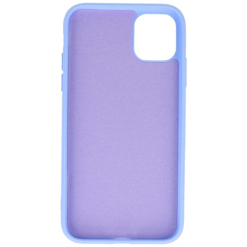2.0mm Fashion Color TPU Case for iPhone 11 Pro Purple