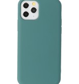 2,0 mm Fashion Color TPU-cover til iPhone 11 Pro Mørkegrøn