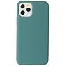 Custodia in TPU Fashion Color da 2,0 mm per iPhone 11 Pro verde scuro