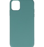 2,0 mm Fashion Color TPU Case für iPhone 11 Pro Dunkelgrün