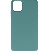 2.0mm Fashion Color TPU Case for iPhone 11 Pro Dark Green