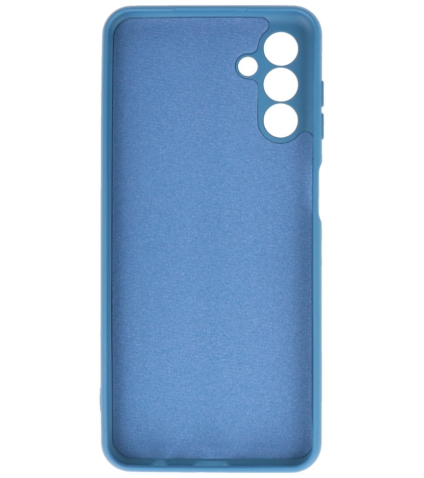Coque en TPU Couleur Mode 2.0mm pour Samsung Galaxy A13 5G Bleu Marine