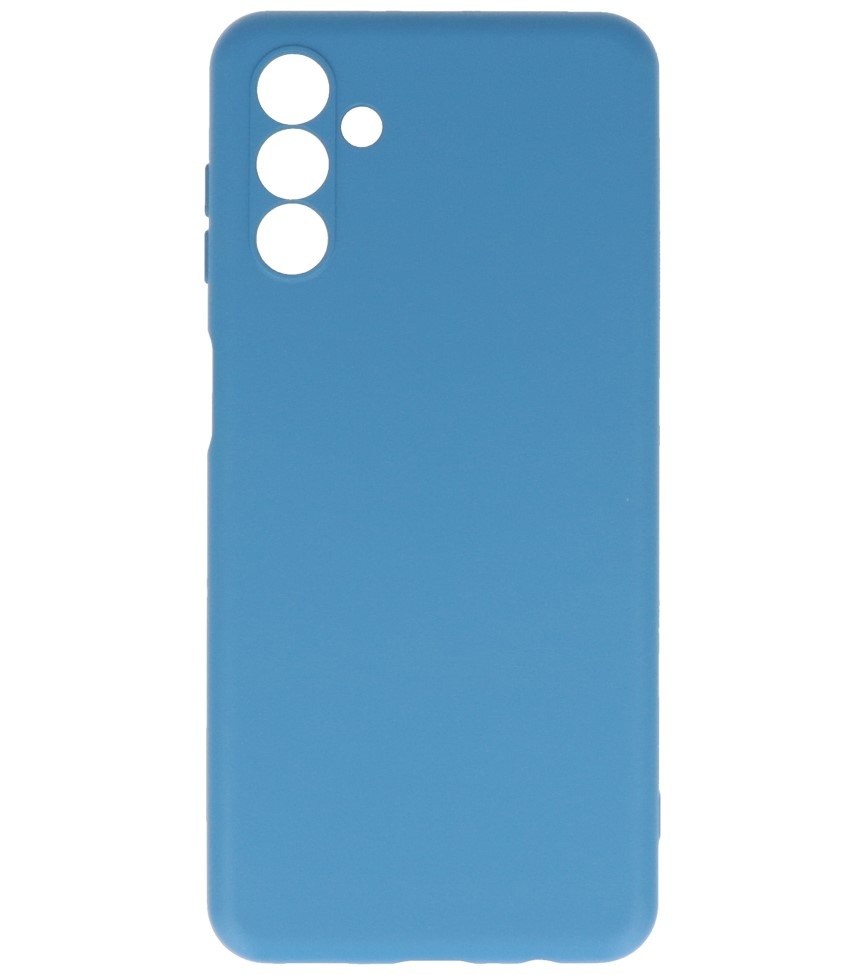 Coque en TPU Couleur Mode 2.0mm pour Samsung Galaxy A13 5G Bleu Marine