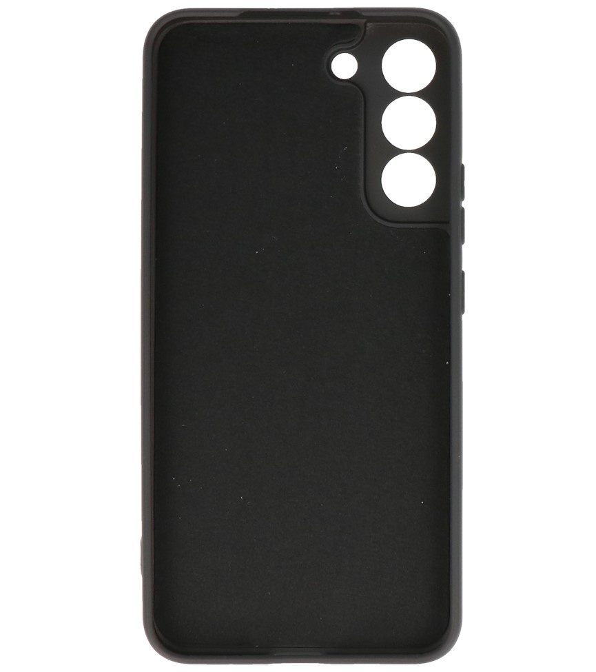 2.0mm Fashion Color TPU Hoesje voor Samsung Galaxy S22 Zwart