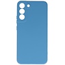 Coque en TPU Couleur Mode 2.0mm pour Samsung Galaxy S22 Bleu Marine