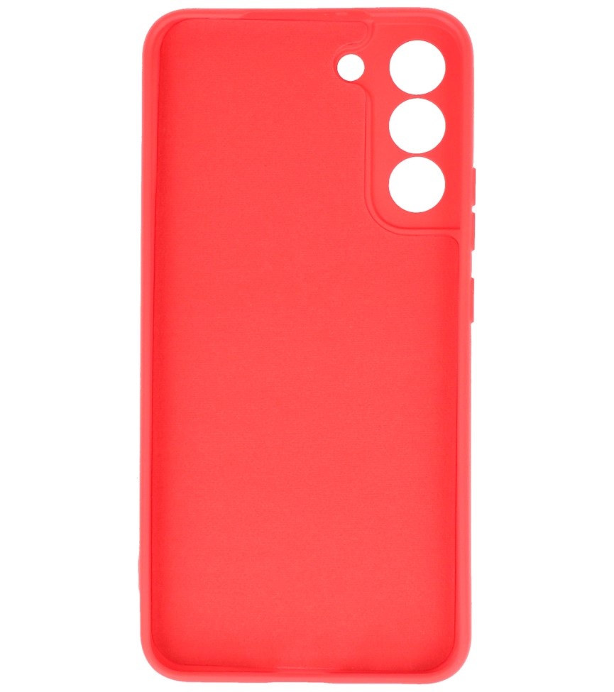 Coque en TPU Couleur Mode 2.0mm pour Samsung Galaxy S22 Rouge