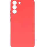 Coque en TPU Couleur Mode 2.0mm pour Samsung Galaxy S22 Rouge