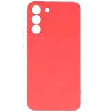 Coque en TPU Couleur Mode 2.0mm pour Samsung Galaxy S22 Rouge