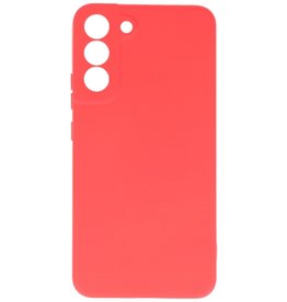 2,0 mm Fashion Color TPU-cover til Samsung Galaxy S22 Rød