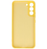 Funda de TPU de color de moda de 2,0 mm para Samsung Galaxy S22 amarillo