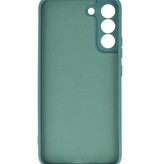 Coque en TPU Couleur Mode 2.0mm pour Samsung Galaxy S22 Vert Foncé